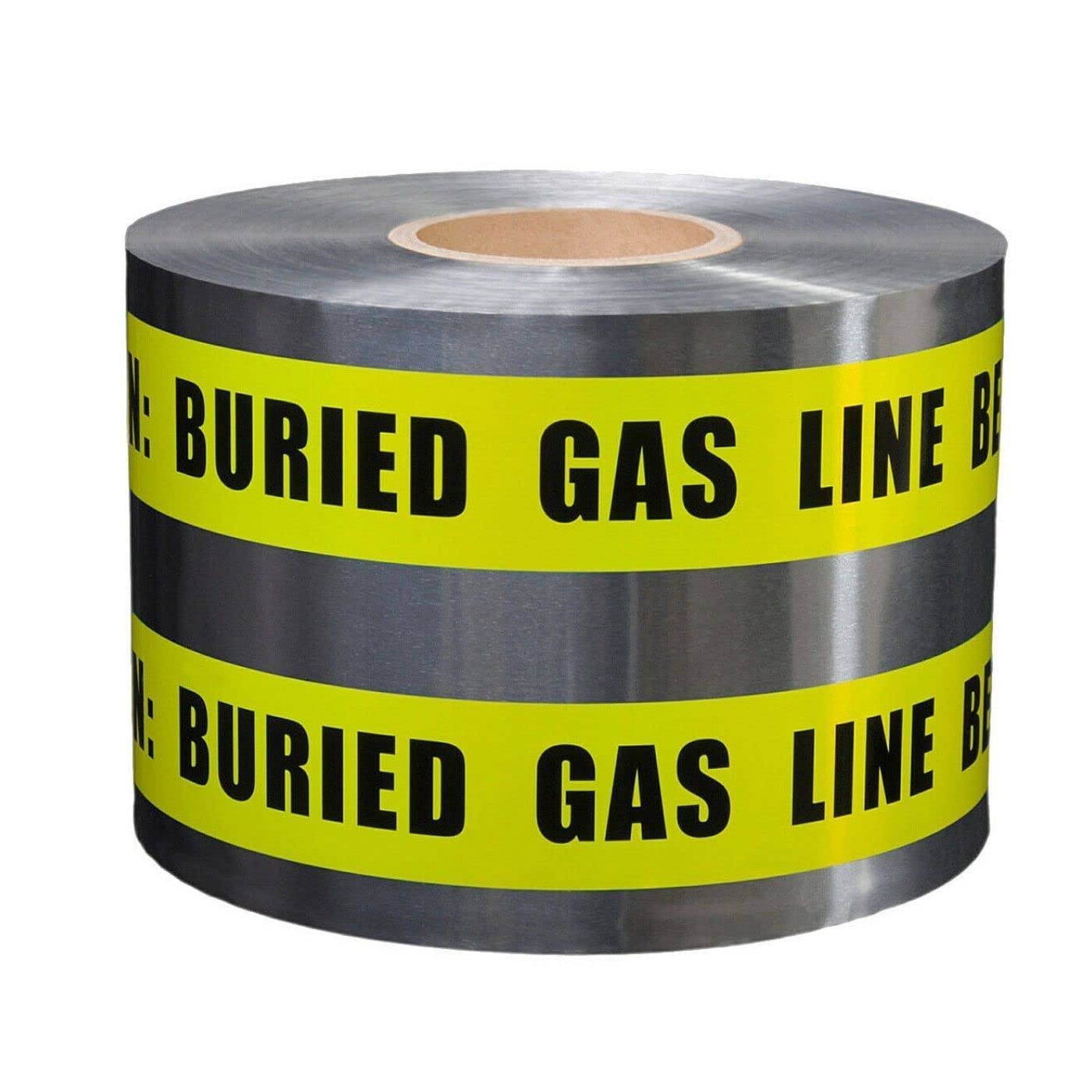 MERCO M225 Detectable Underground Tape Gas LINE 6in x 1000ft - 1 Roll