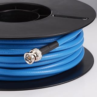 Superbat SDI Cable 75 Ohm BNC Cable (Belden 1694A 50ft) 3G/6G/12G SDI Video Cable Supports 6G-SDI/3G-SDI/4K/6K SDI Recorder Camera Monitor Converter Audio Broadcast etc.