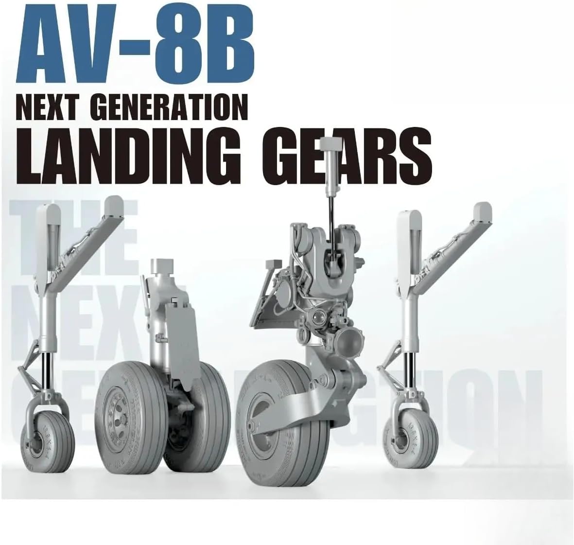 Model Kits 480301 1/48 AV-8B Harrier Next Generation 3D-Print Landing Gears