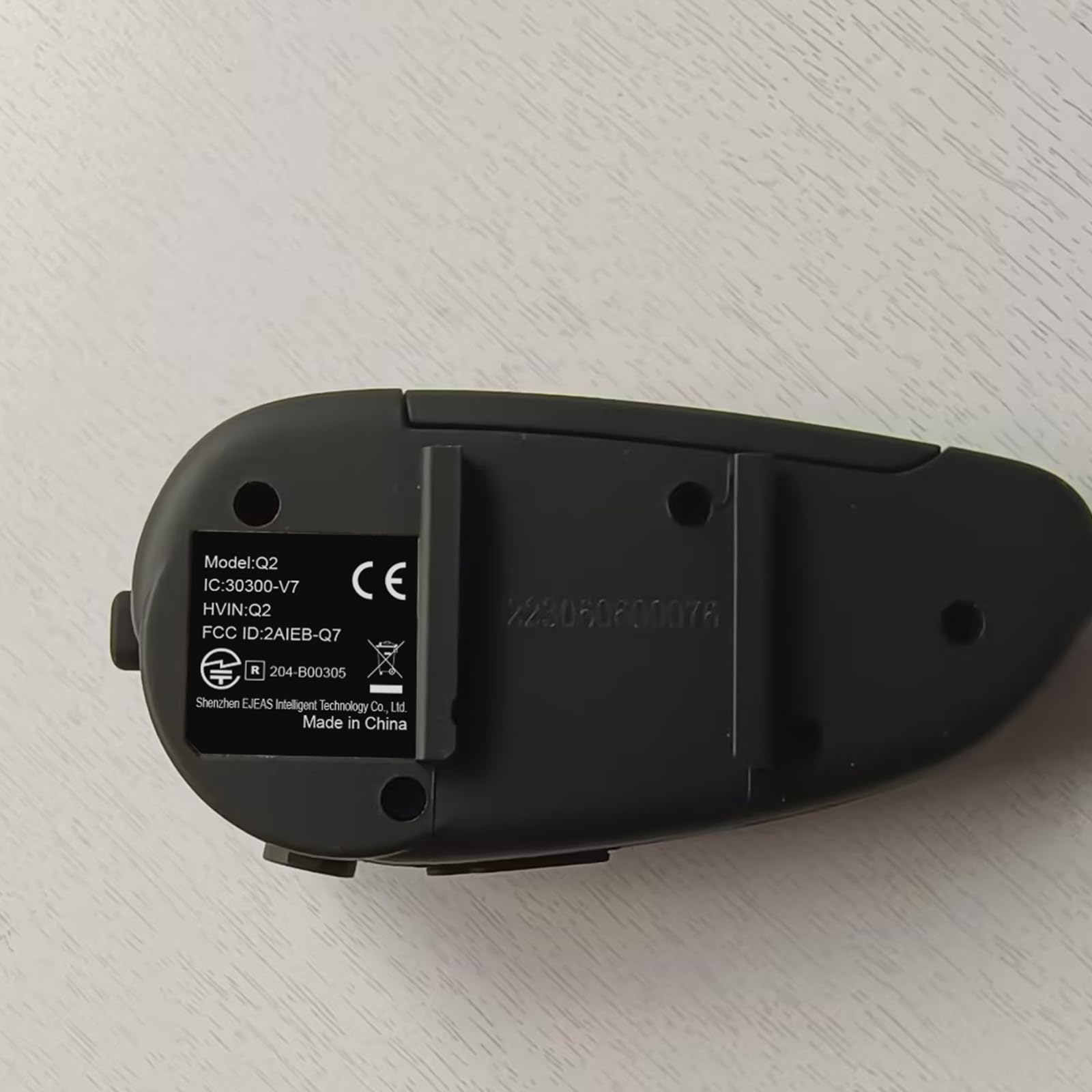 EJEAS Q2 Intercomunicador Casco Moto, Intercom Bluetooth 5.1 con Reducción de Ruido FM y CVC, Sonido y Conexión Estable para Intercomunicador Full Duplex de 2 Personas (1 Paquete)