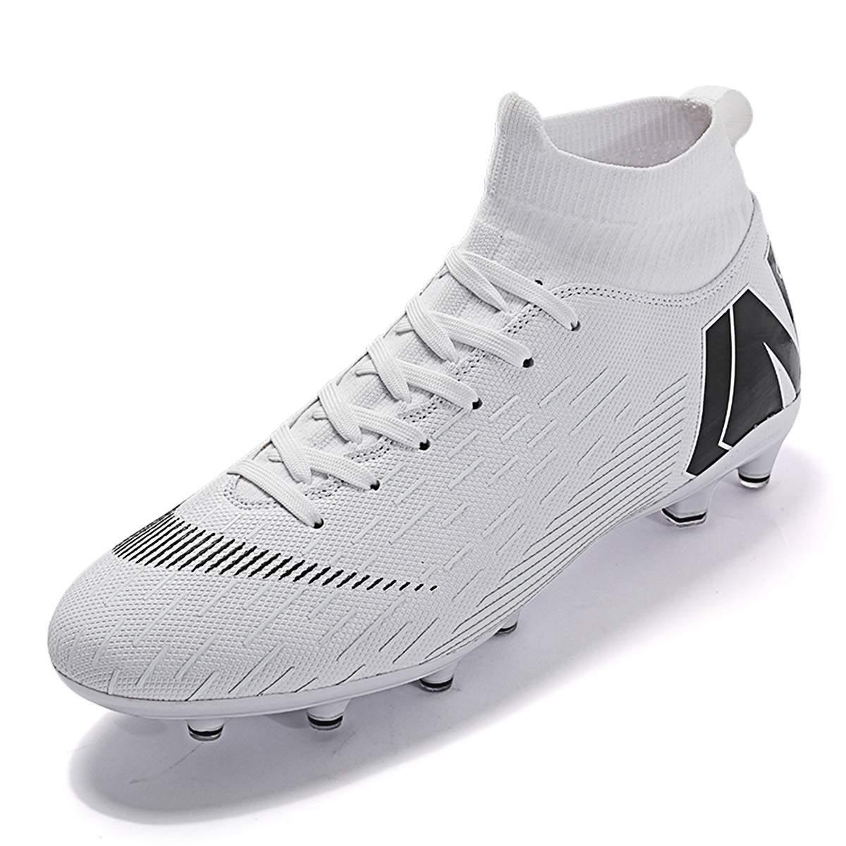 LCXAXFootball Boots Men/Boys High Top Studs Spikes Cleats Athletics Training Shoes for Training Shoes Men Football Shoes Professional Football Shoes