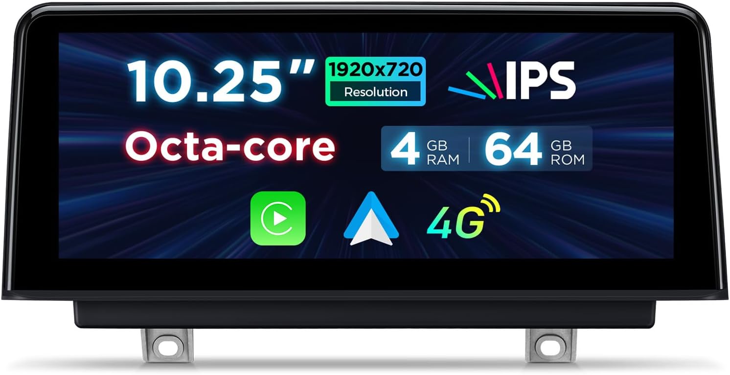 XTRONS 10.25 Inch Android 14 Car Stereo main unit