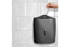 Wall-Mounted Handheld Sanitizing Wipes Dispenser for One-Handed, Contactless Access in Any Facility