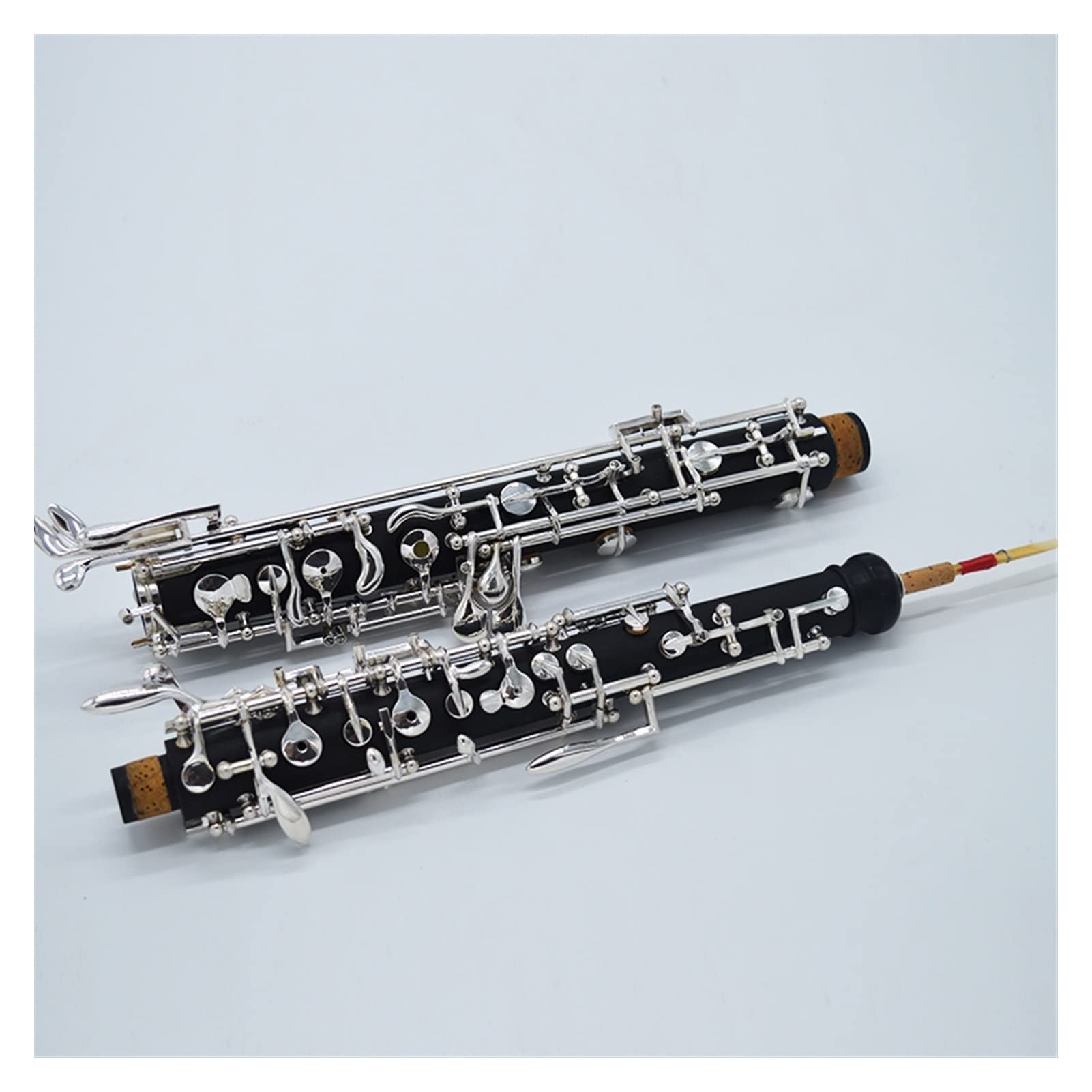 Strumento Oboe Chiave Chiave Oboe Body Semi-Automatico Bakelite con Pulsanti Argentati Principiante di Oboe