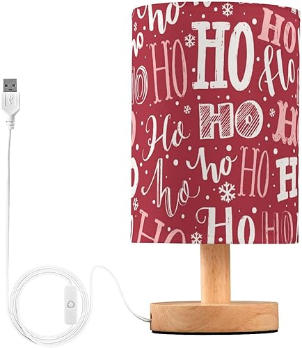 Miniatura 2 de Table Lamp Small Desk Lamps Soft Light Ho Ho Ho Funny Christmas Lamp for Boys Room