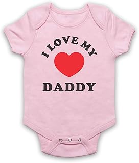 I Love My Daddy - Body para bebé, diseño con texto en inglés