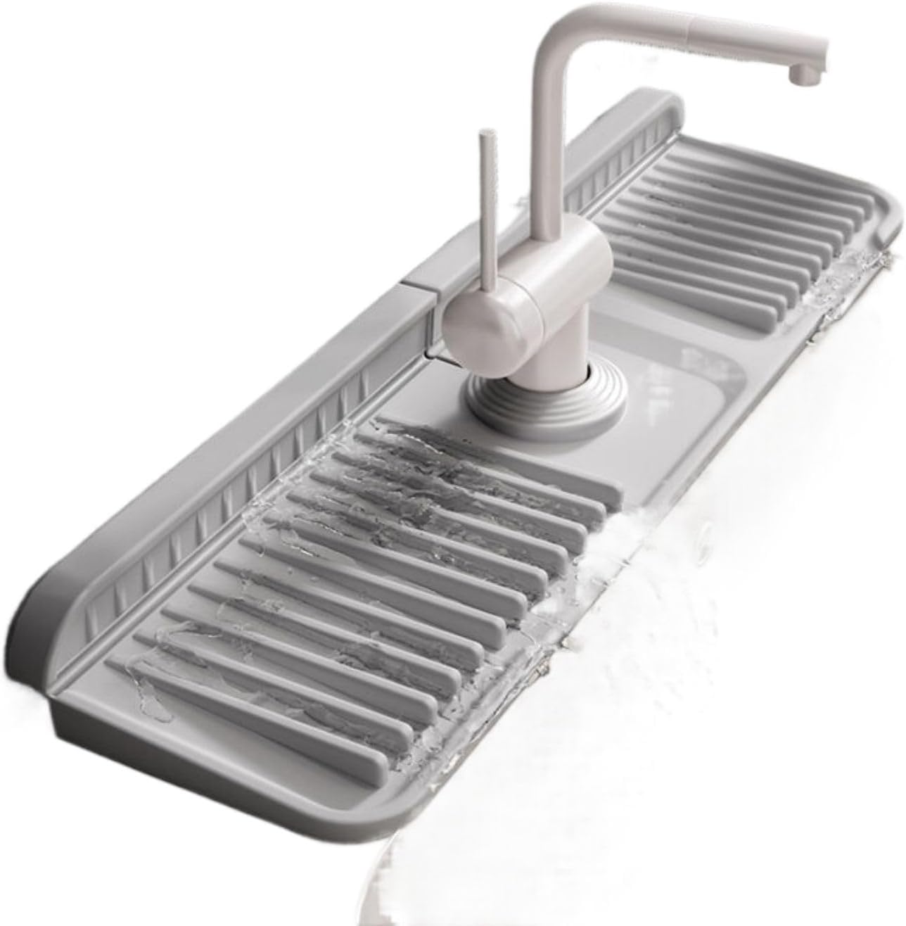 Kitchen Set Kitchen accessories-1486 水龙头沥水垫防溅硅胶水池槽挡水板厨房台面纽扣洗手台吸水垫