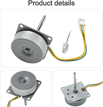 Three-Phase AC Brushless Gearmotor Generator for Educational for Wind & Hydraulic Power Projects, 3–24V Output, 0.5–12W Rated Power, M