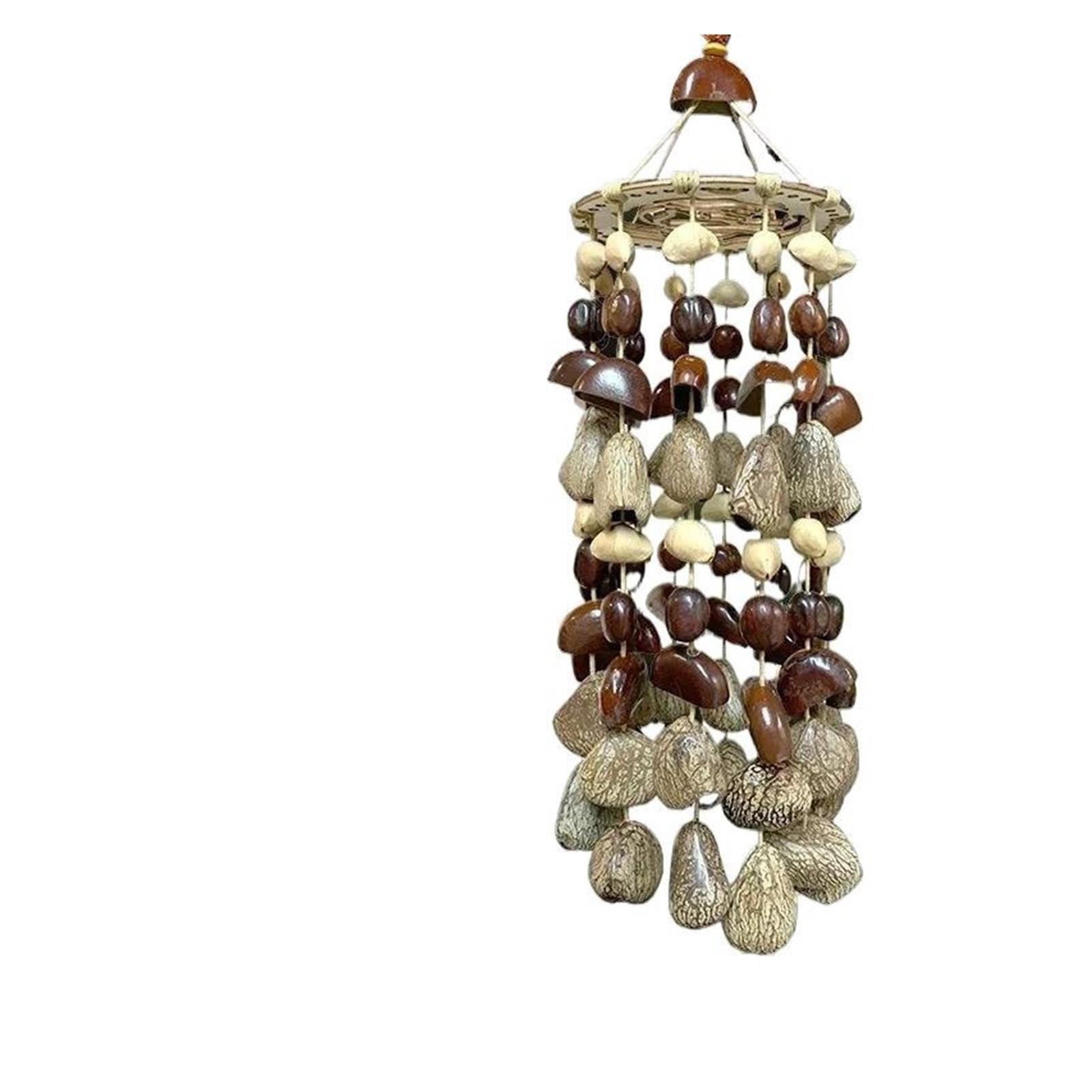 Pendentif cloche en coquille de plante, thérapie sonore, méditation