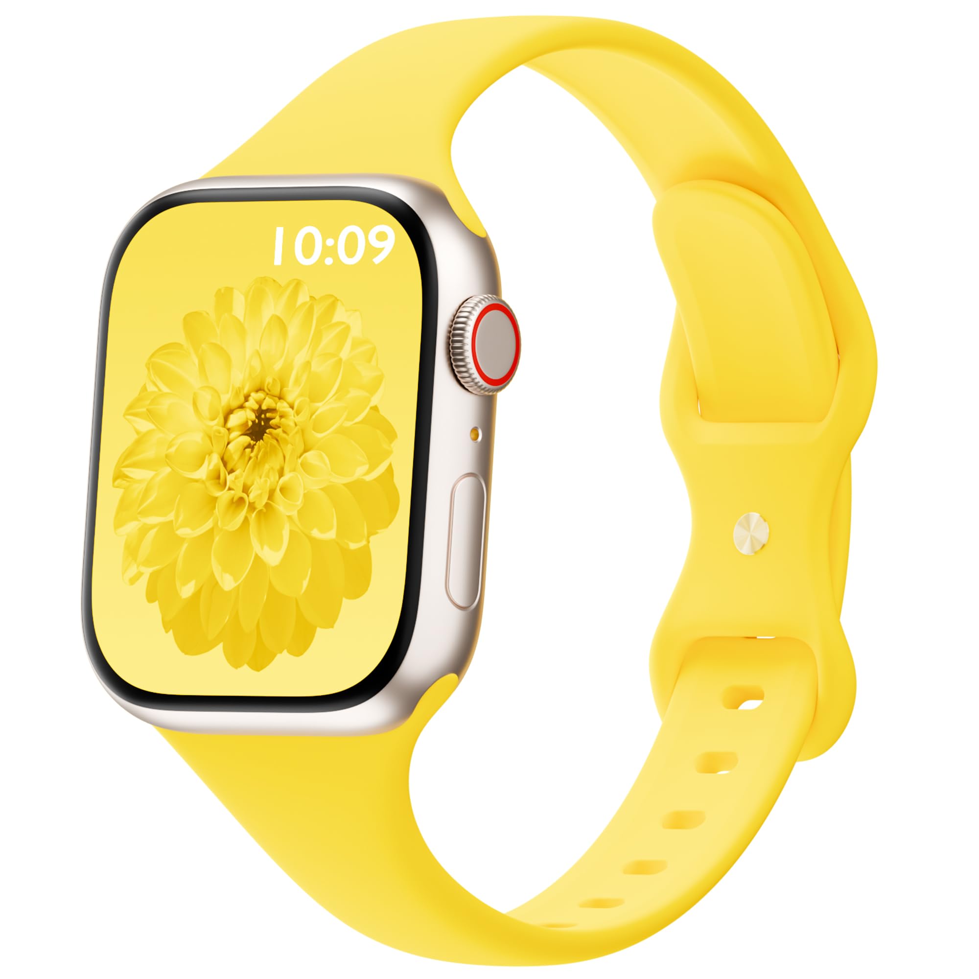 Thin Sport Silicone Slim Band Compatible with Apple Watch Bands Women Men