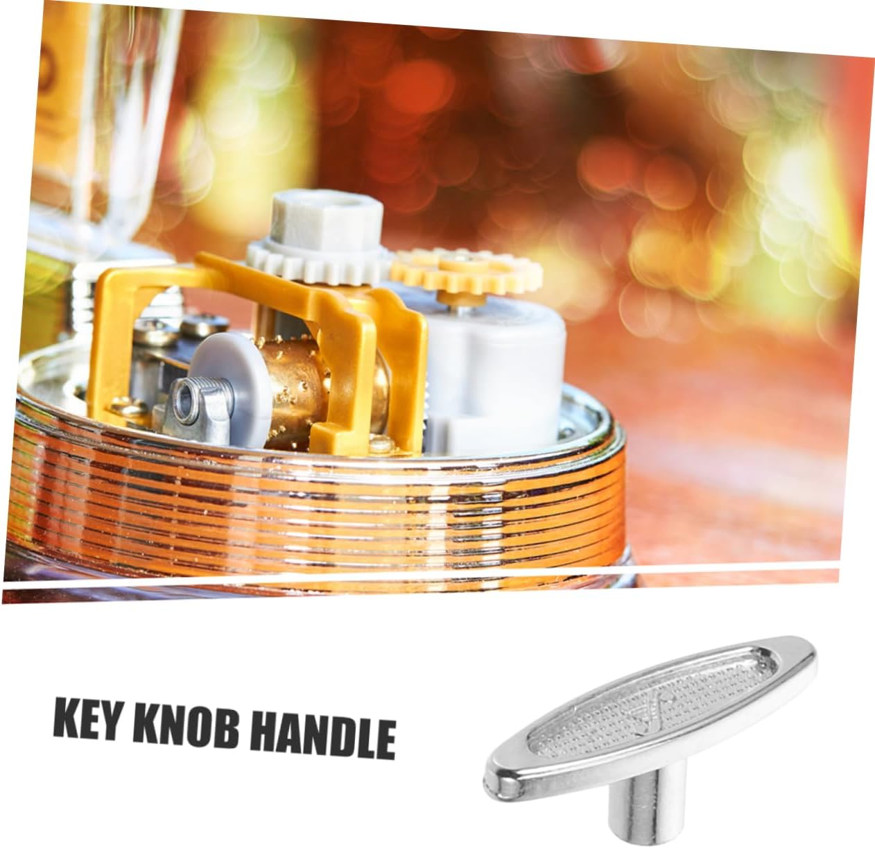Toddmomy 8pcs Music Box Part Mr Winder Carousel Music Box Key Windup Movement Key Winding