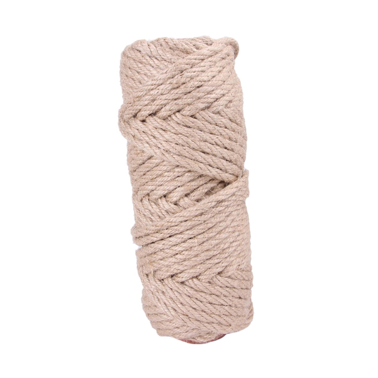 TOBBOMEY Multi-Function Cat Scratcher Sisal Rope for Indoor Cats DIY Pet Toy Accessory