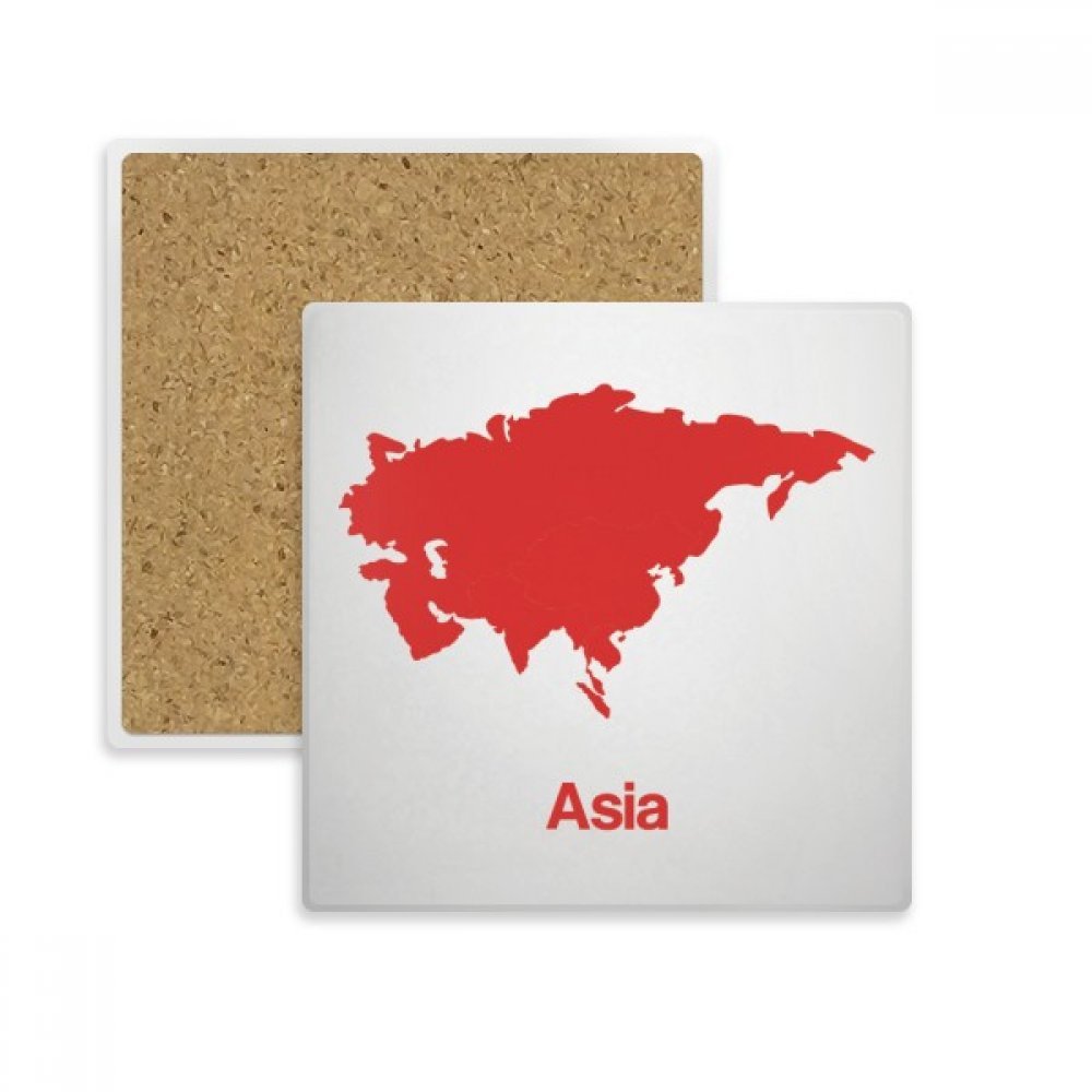 Cadeau absorbant de boissons motif carte rouge asie original