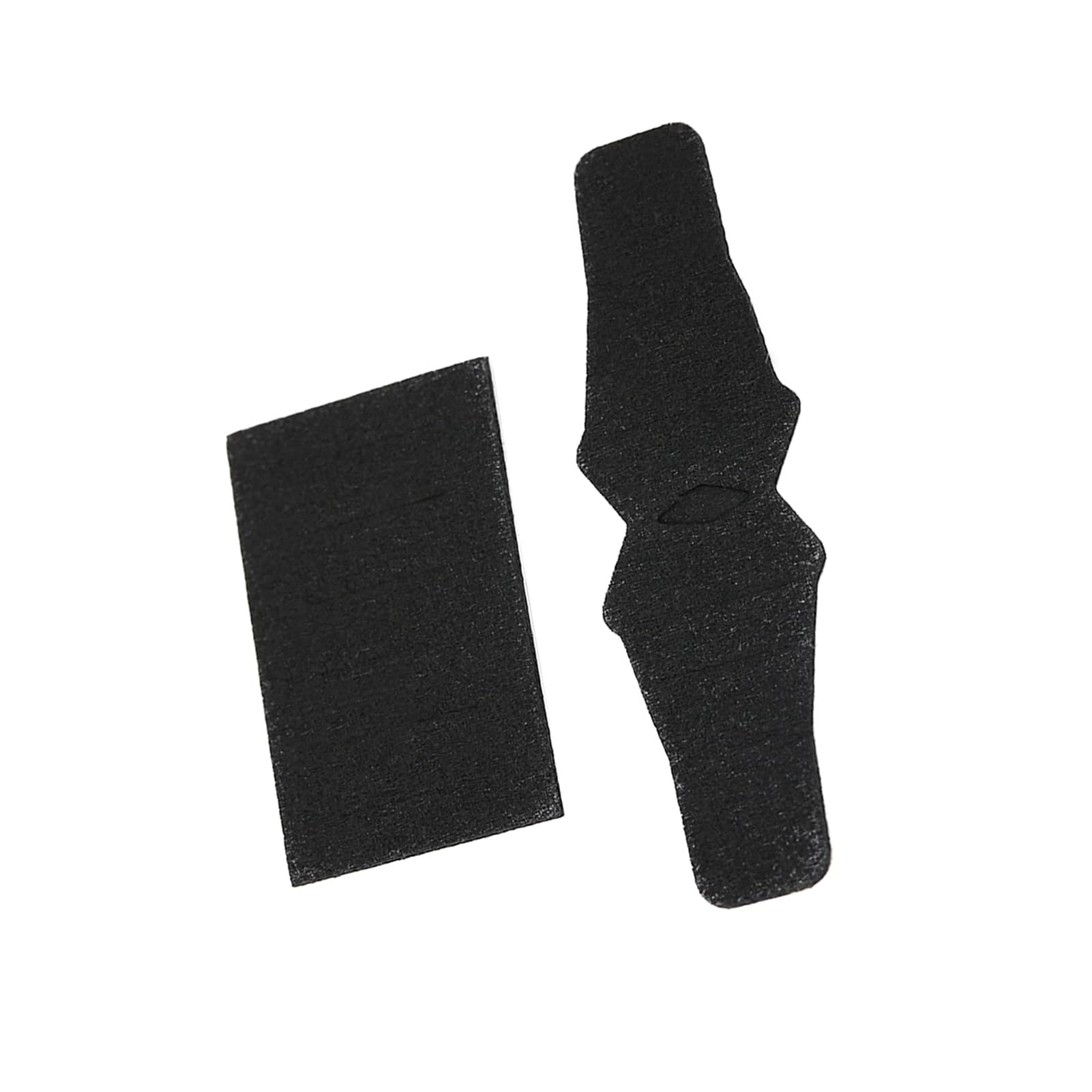 HDX Antislip Drop Away Rest Stickers Set, Archery Accessory, PU Leather Material, Black, 2 Pieces