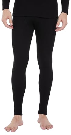 Amazon Brand - Symbol Men's Regular Fit Mid Rise Thermal Bottom