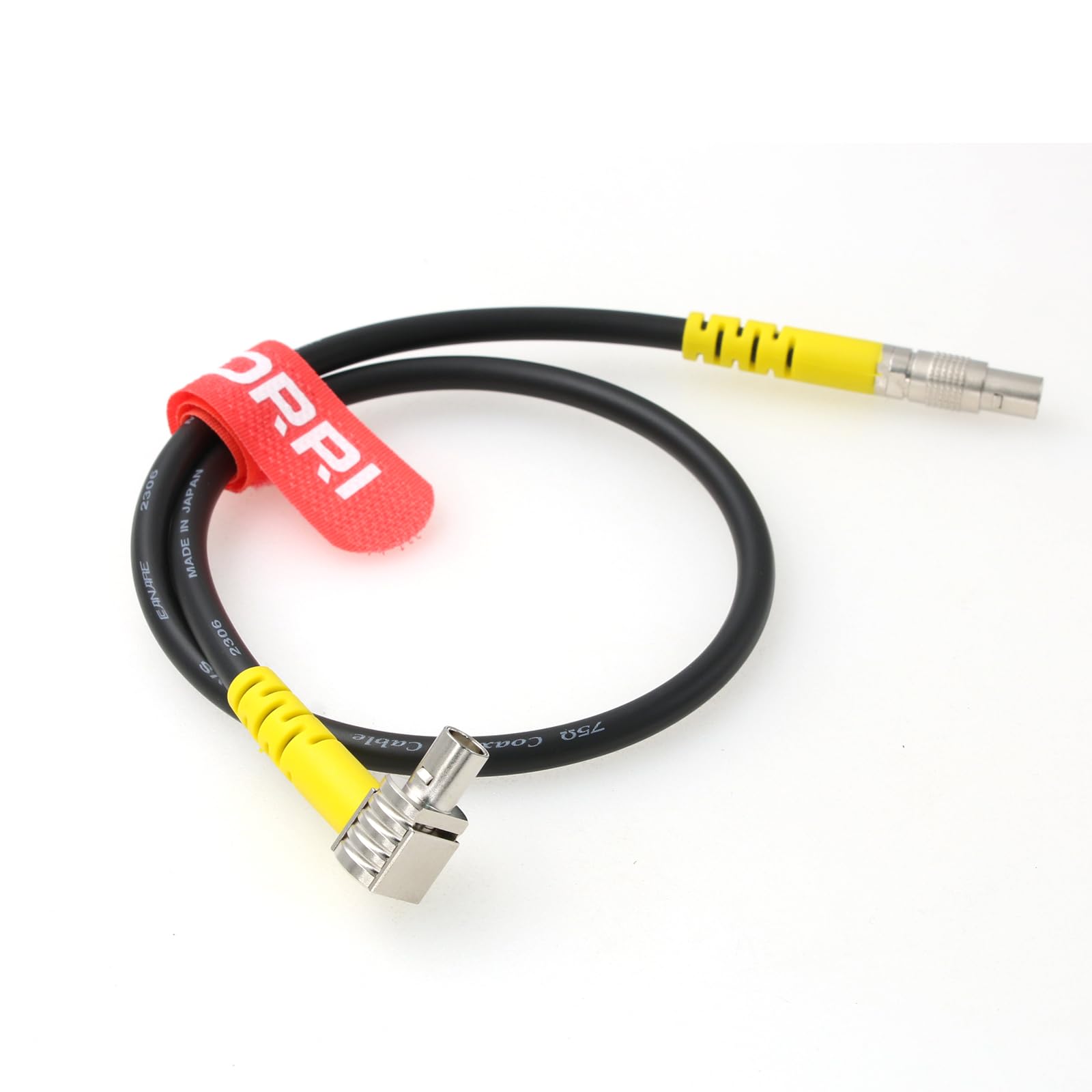 DRRI MVF-2 Viewfinder to Alexa 35 & Alexa Mini LF Camera Cable Right Angle to Straight Locking Connectors (RA-Straight)