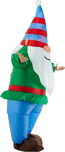 Miniatura 3 de Rubie's Disfraz inflable de gnomo para adultos, como se muestra, talla única, Como se muestra