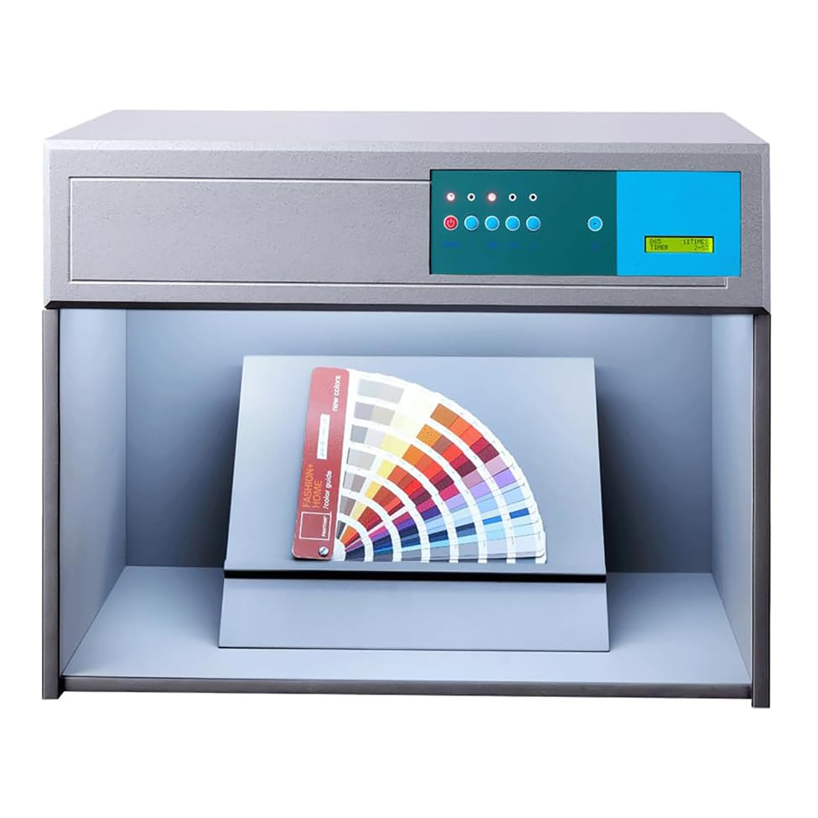 MObyat Cabina per La Valutazione del Colore, Cabina per La Corrispondenza dei Colori a 4 Sorgenti Luminose con Piattaforma di Osservazione a 45 Gradi, Non Perde Luce/Non Trasmette Luce