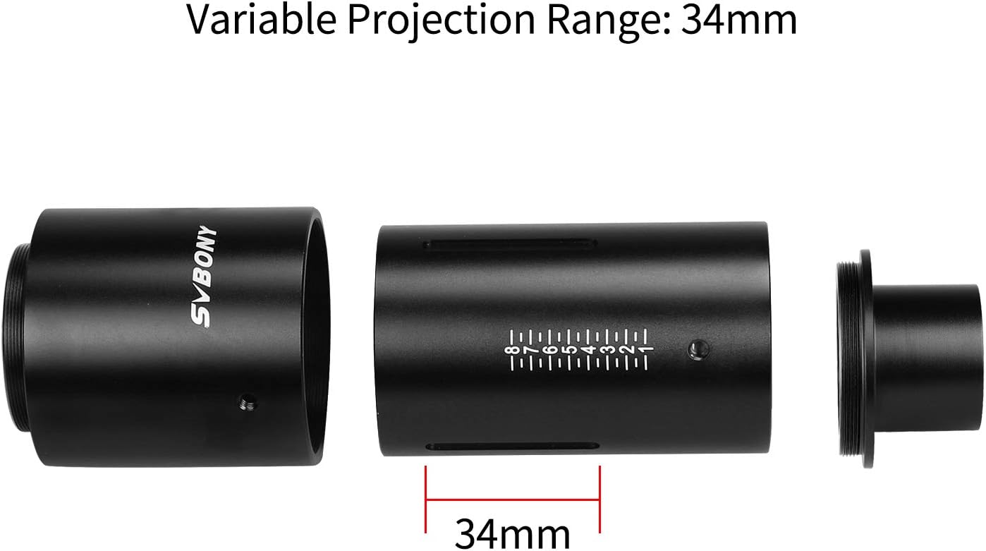Svbony SV187 Variable Telescope Mount Adapter,MetalTelescope Camera