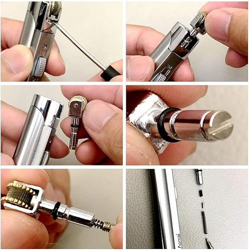 Miniatura 2 de Antorcha de chorro a prueba de viento, llama de butano, encendedor de cigarrillos visible, reemplaza pedernal con bloqueo de llama, negro (2