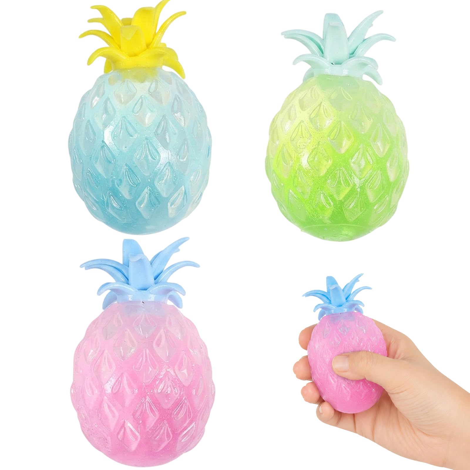 Apple Squishy Stress Ball, Pink Apple Squishy for Office Workers and Classroom Focus, Sensory Fidget Squishy Ball for Anxiety Management and Stress Relief, Giant Squishy Fidget for all people