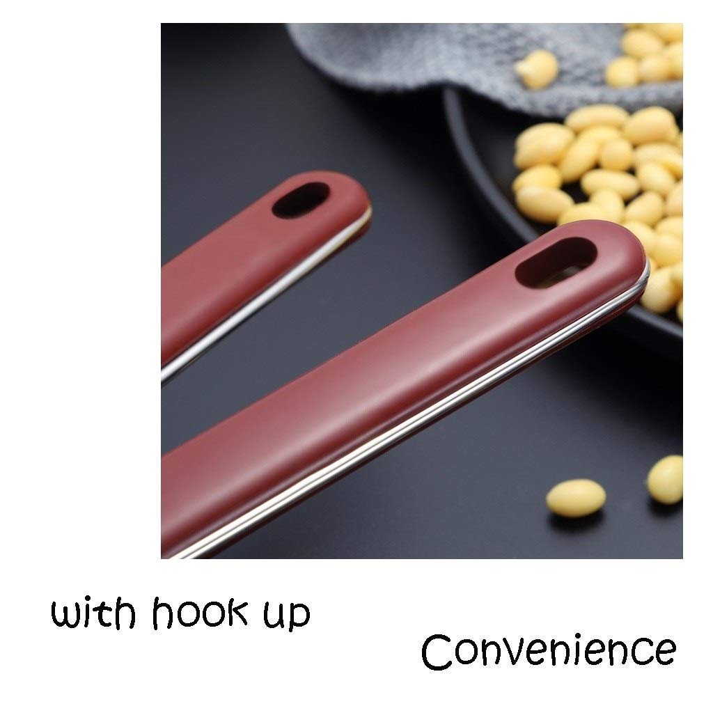 Cuchara agujereada Prima de Acero Inoxidable colador de Malla Fina Fine Tamices del Filtro de tamiz Robusta asa de Agarre con el Marco Reforzado for la Cocina colador (Size : XL)