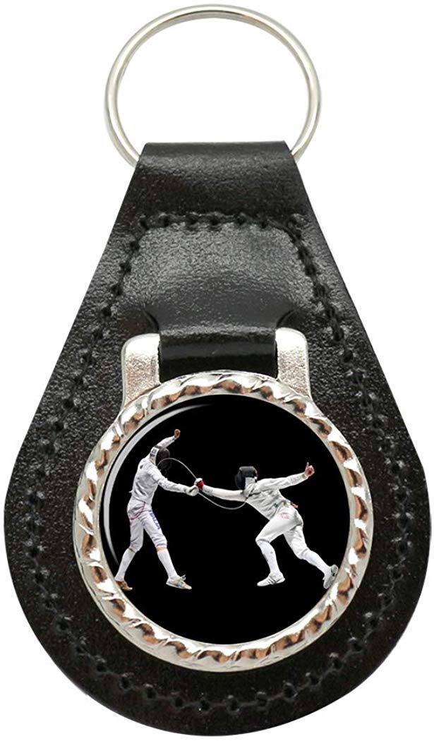 Fencing Leather Key Fob