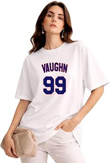 Slenor Women's Oversized T-Shirt, Graphic Print Round Neck Loose Fit Half Sleeves T-Shirt for Women, Casual T-Shirts for W... Price In India