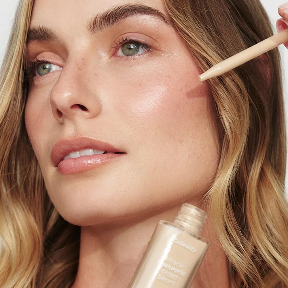 MCoBeauty - Miracle Hyaluronic Tinted Serum - 3-4 Light Medium - Skincare-Infused Hydrating Skin Tint with Hyaluronic Acid - Buildable & Medium Coverage Moisturizing Serum Foundation - Cruelty Free - Image 6