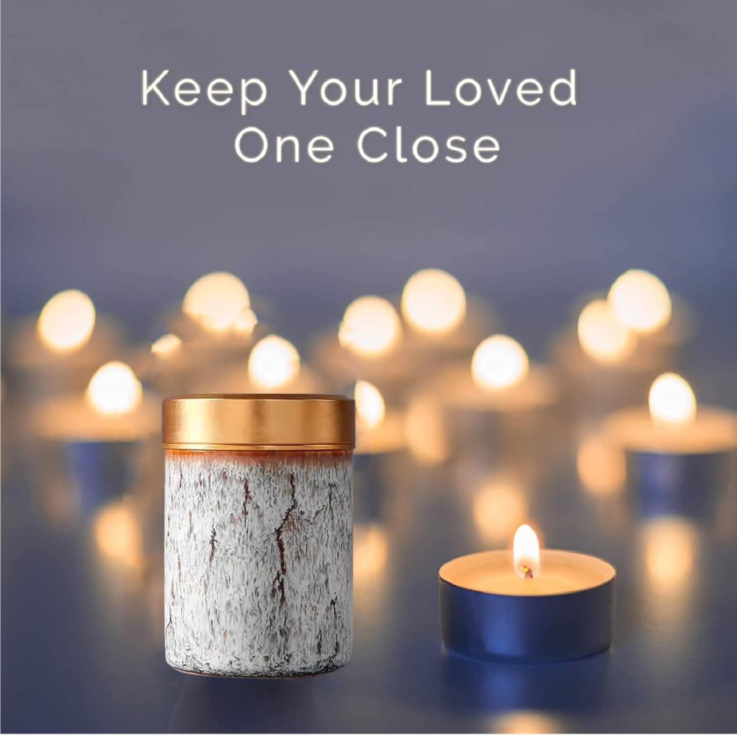 Small Mini Urns 8 Piece -Ceramic Metal Screw lid Keepsake 2.5 inches Urns Set of 8， Funeral Memorial Urn Hold 3.5 Cubic inches for Human Ashes, and Pet