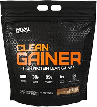 Rival nutrition clean gainer - chocolate peanut butter 12lb