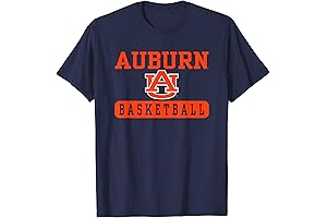 Auburn Tigers Basketball Officially Licensed Short-Sleeve T-shirt