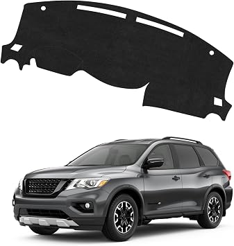 Cartist Dash Cover Compatible with Nissan Pathfinder 2013-2020 Dashboard Cover Mat Non-Slip Carpet Sunshield Glare UV Rays Protector