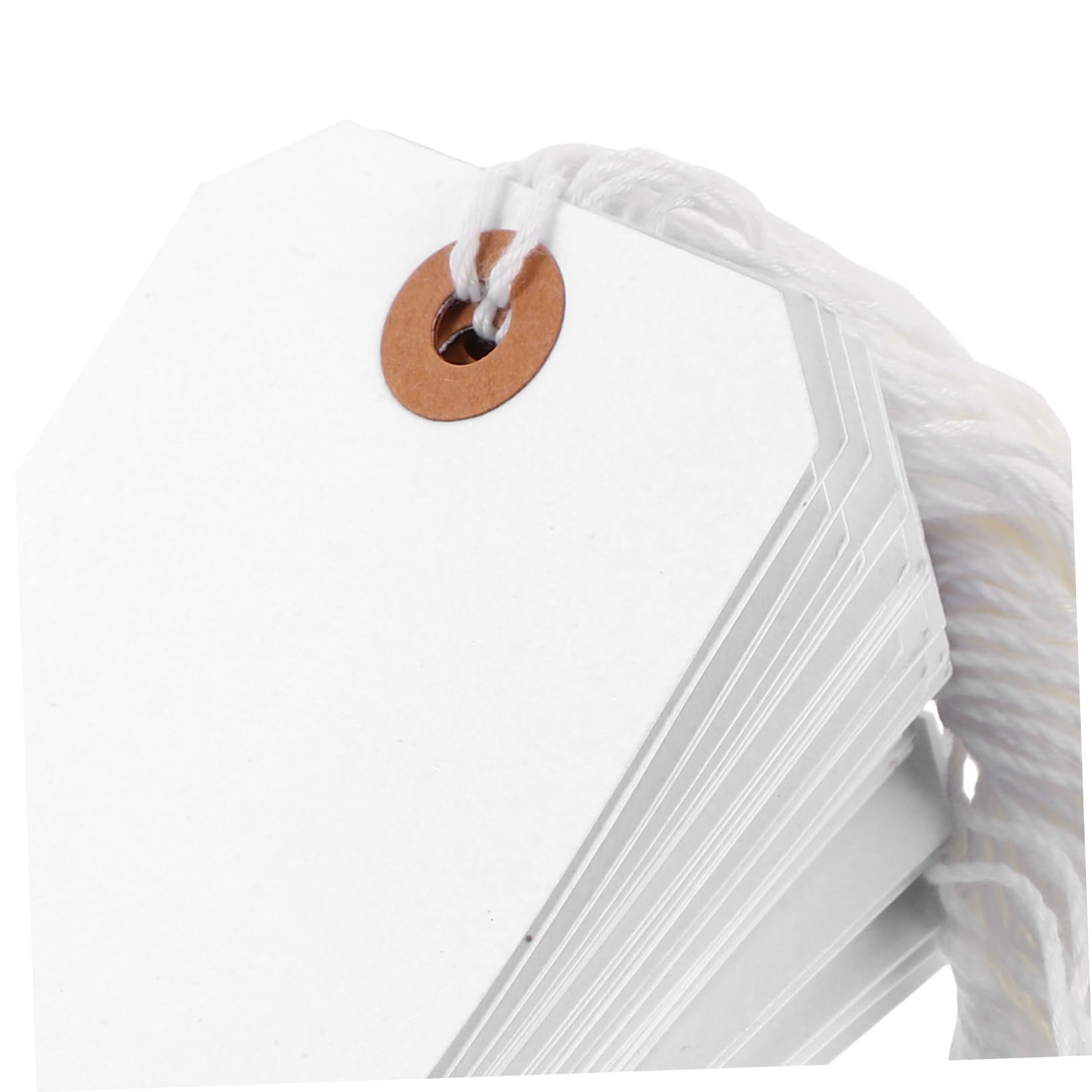 Uonlytech 3 Ensembles Étiquettes De Tags De Des Vêtements Étiquettes Vierges En Papier Vide Étiquettes De Bijoux Pour Les Balises D'inventaire 100 Pièces * 3
