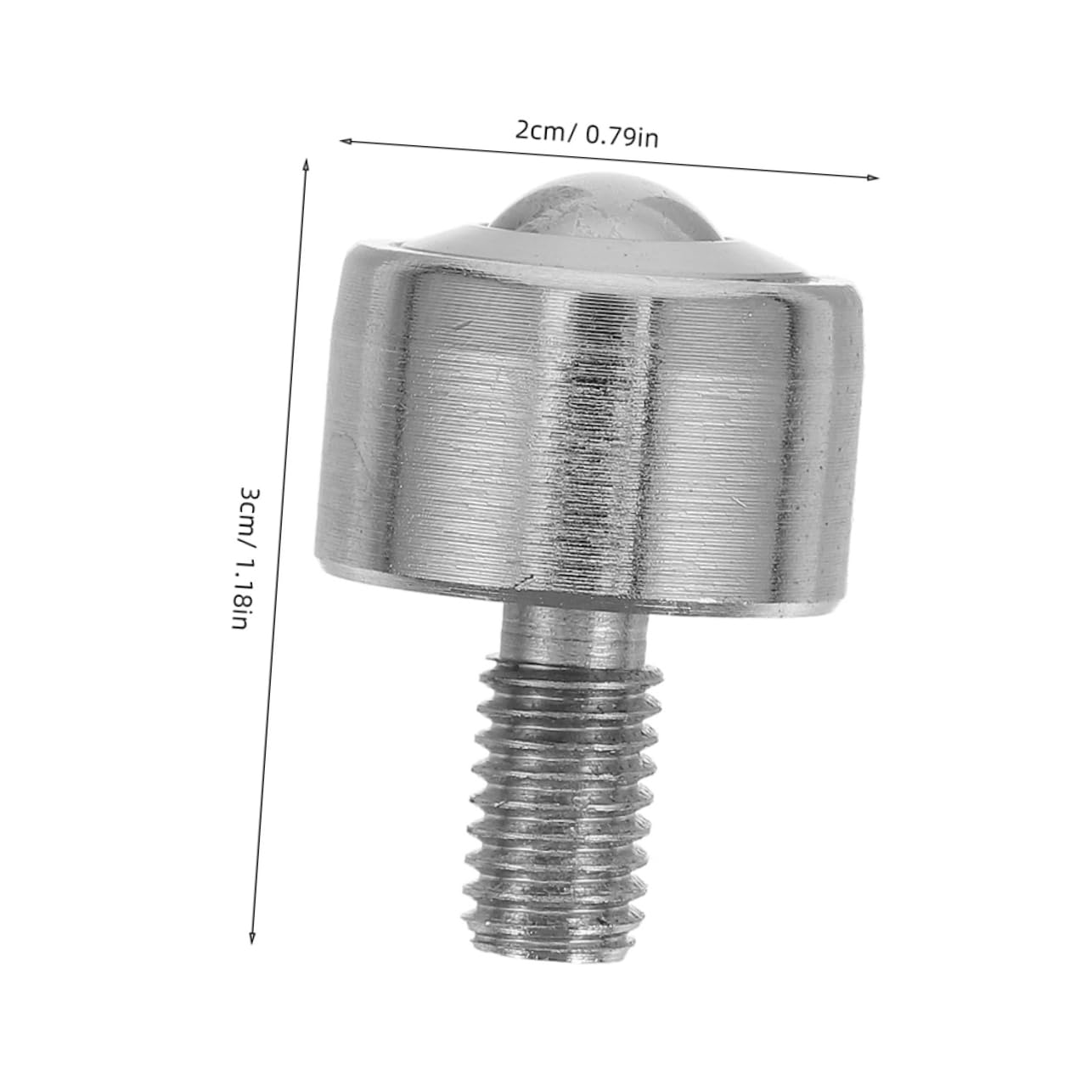 Ciieeo 2pcs Roller Ball Transfer Bearing Casters Ball Heavy Duty Mounted Thread Stem Bearing Ball Heavy Duty Transfer Roller for Transmission