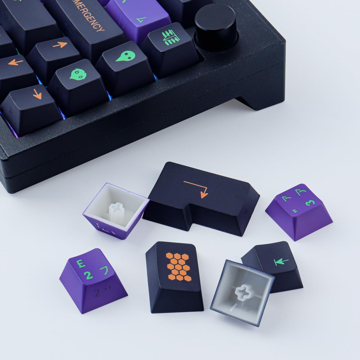 JakeTsai PBT Keycaps, 136 toetsen kleurstof sublimatie kersenprofiel
