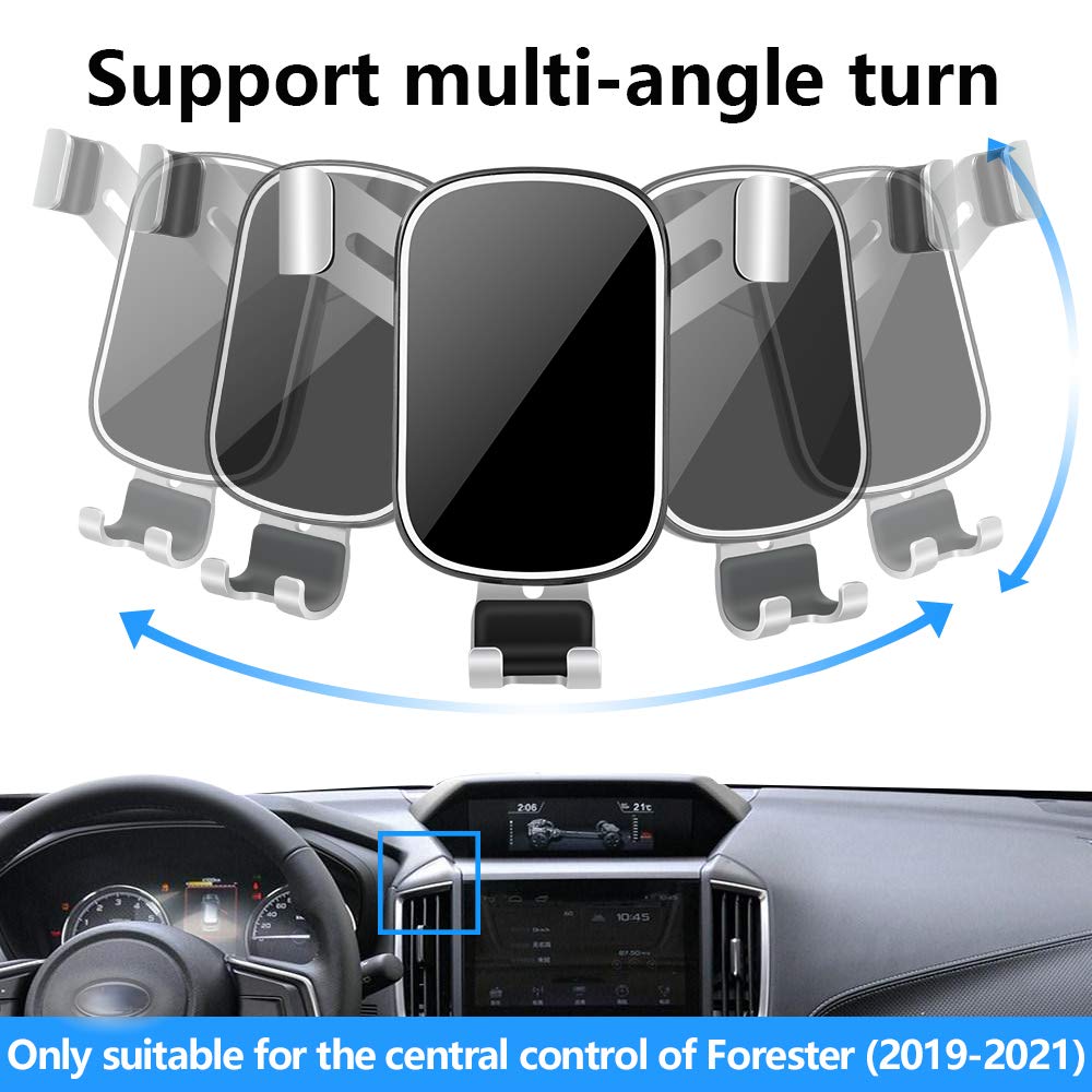 Lunqin, supporto per auto per Subaru Forester SUV 2019-2020, accessorio di navigazione per interni, supporto per telefono cellulare