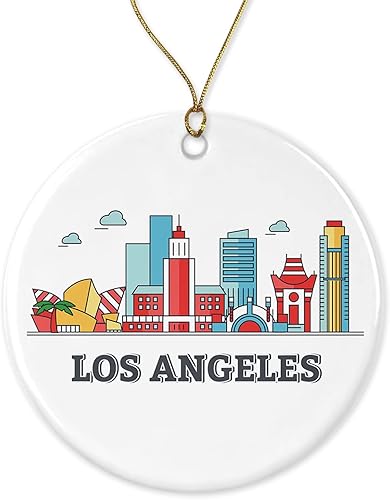 HTDesigns Adorno de Navidad de Los Ángeles decoraciones de Navidad de Los Ángeles adorno para árbol de Navidad de Los Ángeles regalo de Los Ángeles