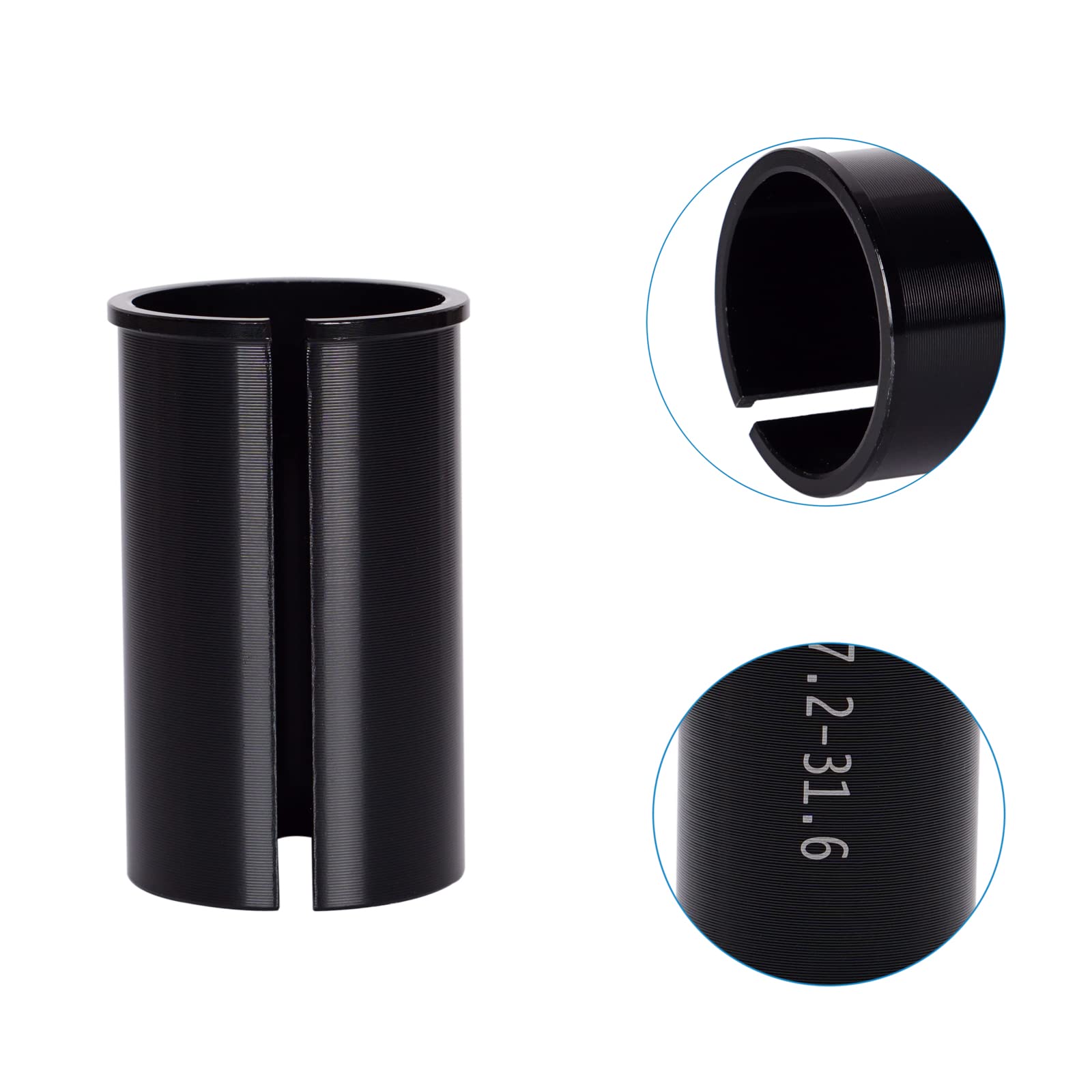 Radoxx Components One Klem - 35.0mm | voor 30.9/31.6mm Zadelpennen - zwart