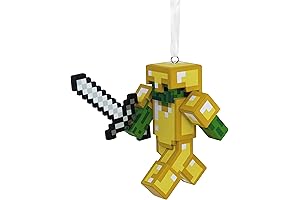 Hallmark Minecraft Zombie with Sword and Armor 2021 Christmas Ornament, Resin