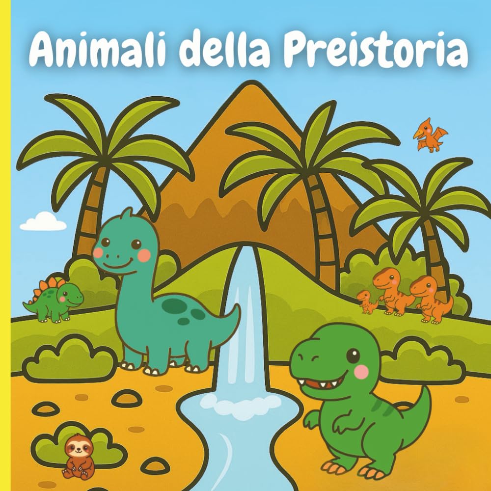 Animali della Preistoria: Le mie prime parole per bambini di 1 anno