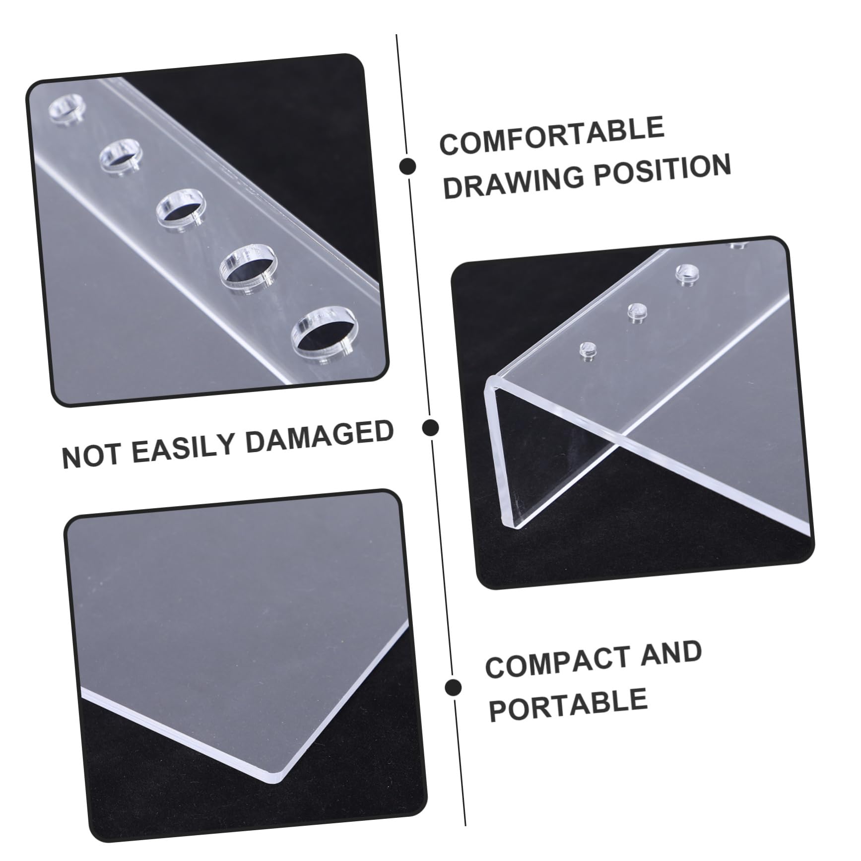 Acryl Zeichentafel Mit Schrägem Design Transparente Wasserfeste Malpalette Für Junge Mädchen Und Erwachsene Vielseitig Einsetzbar Für Schreiben Zeichnen Und Lesen