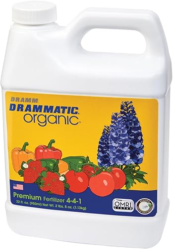 Miniatura 5 de Dramm Drammatic Organic Fertilizante con Kelp 2-4-1, fertilizante líquido hidrolizado para pescado, para verduras, flores y frutas, 1 galón, con