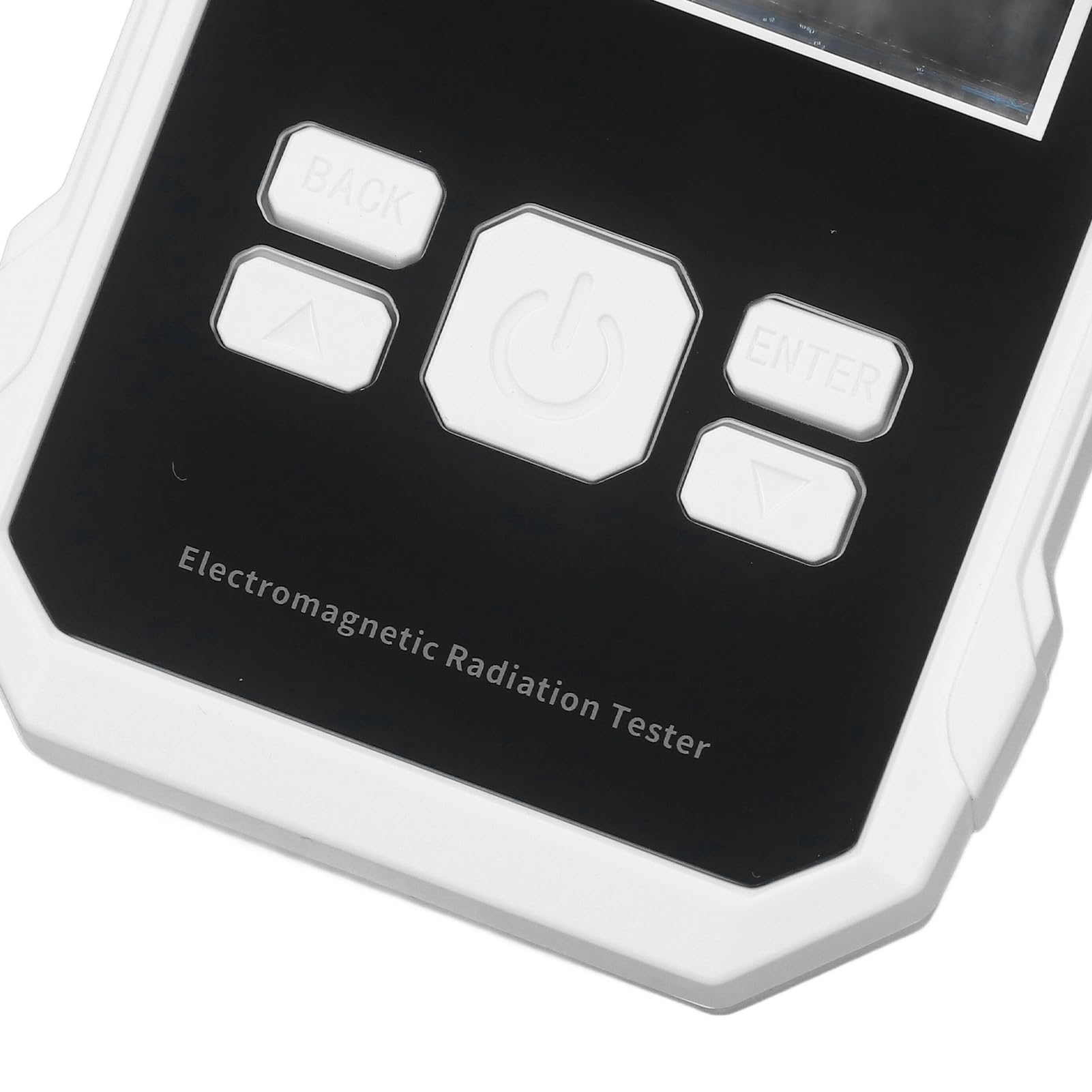 Probador EMF Detector de radiación de campo electromagnético de alta precisión para la industria de la oficina de cocina y caza de fantasmas - Detección RF EF y MF - Rango de (Blanca)
