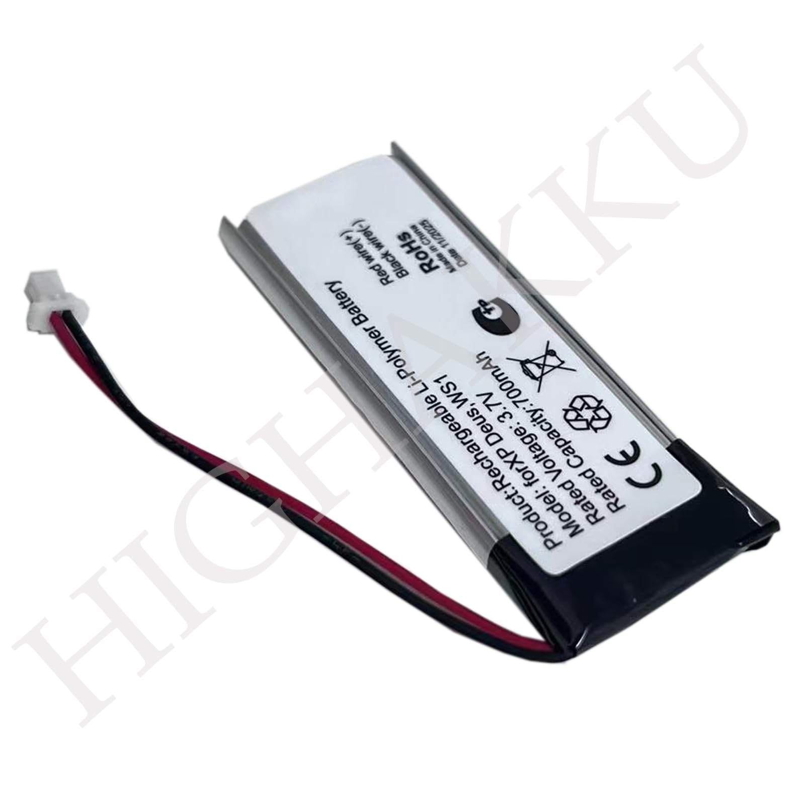 Batteria di ricambio compatibile con XP Deus Metal Detector WS1 WS2 WS3 WS4 WS5, MI-4 Pinpointer, MI-6 Pinpointer