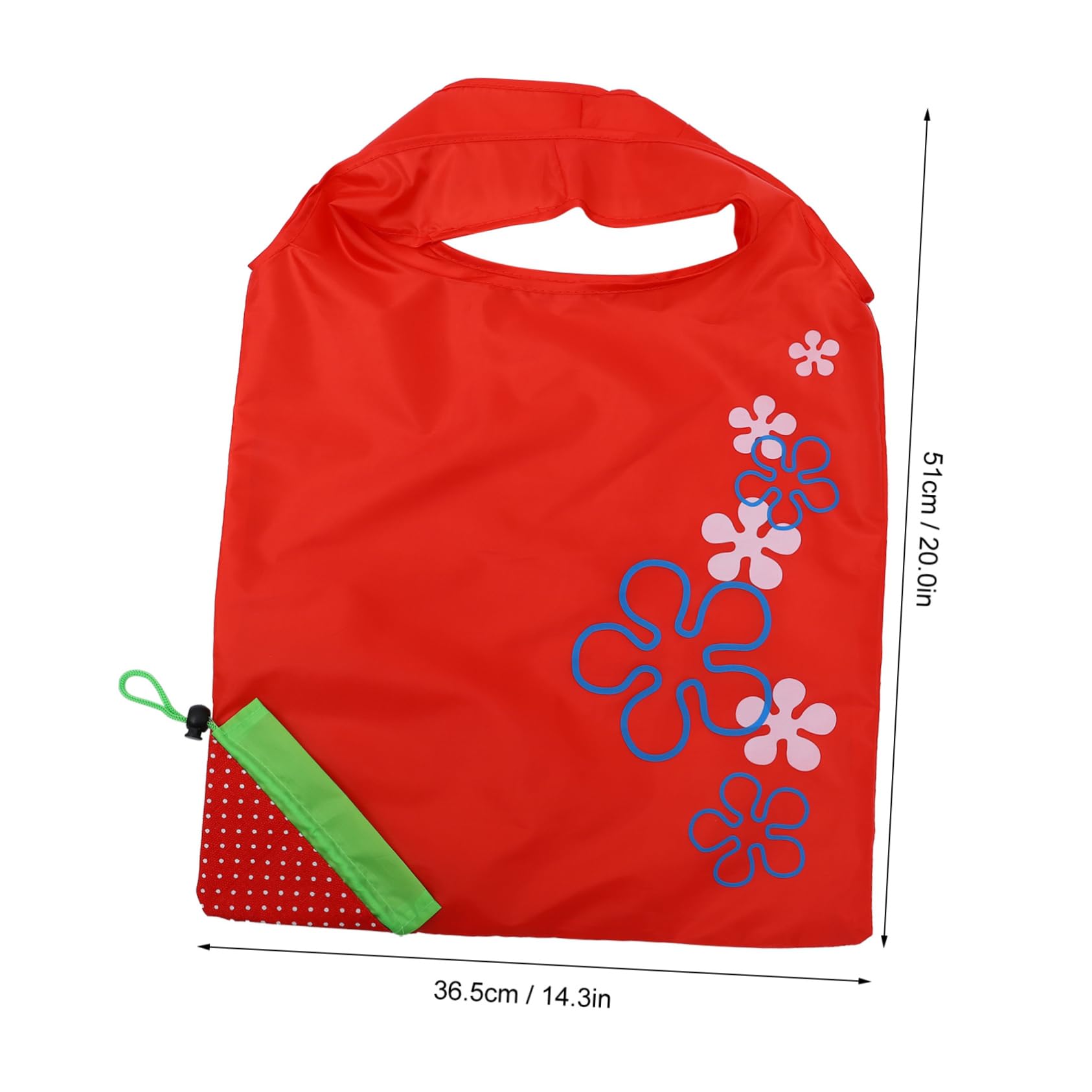 Cabilock Foldable Tote Bags for Fruit 6 Pack Reusable Shopping Bags Waterproof Storage Random Style