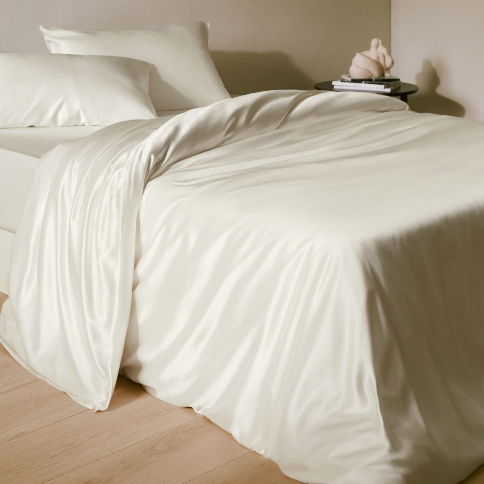 Amazon｜LILYSILK シルク100% 掛け布団カバー 19匁 洗える 無地 | 防