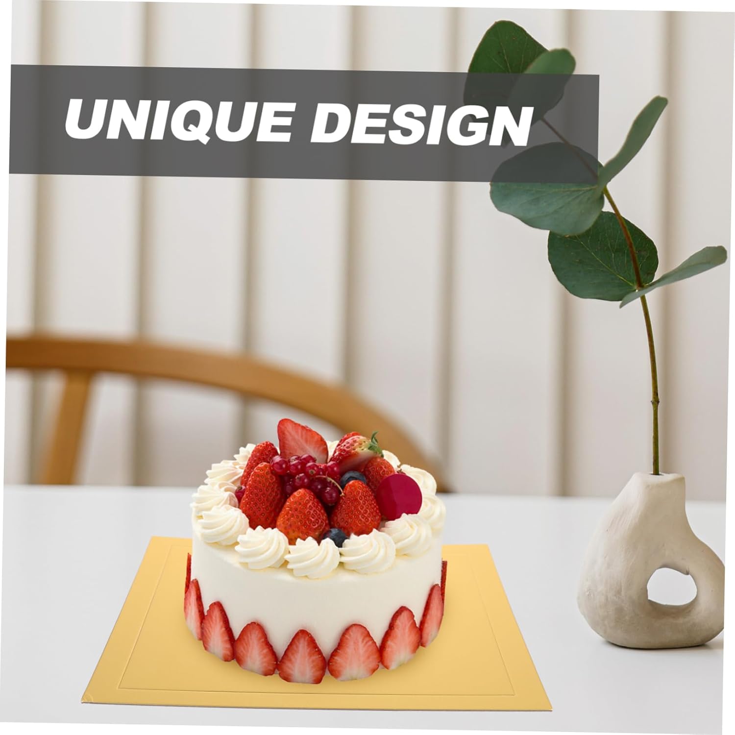10pcs Square Cake Boards Sturdy Cardboard Baking Base for Versatile Cake Display for Weddings Birthdays and Events Prevents Grease Stains