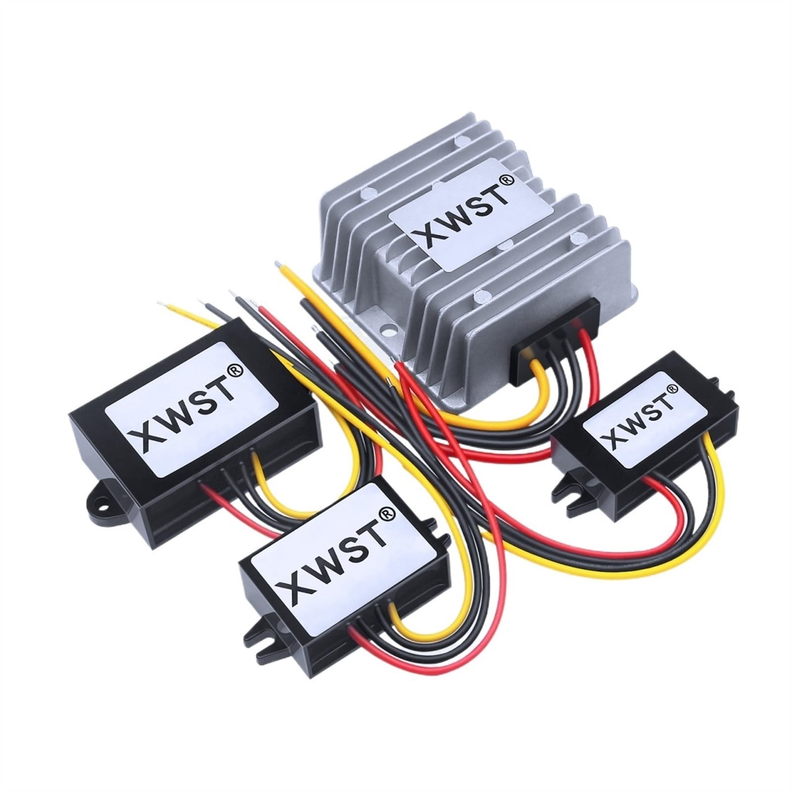 Przetwornica mocy 24V36V48V60V do 12V DC Inverter 20~75V Step Dowm 12V Regulator napięcia do samochodu LED (18A aluminium L)