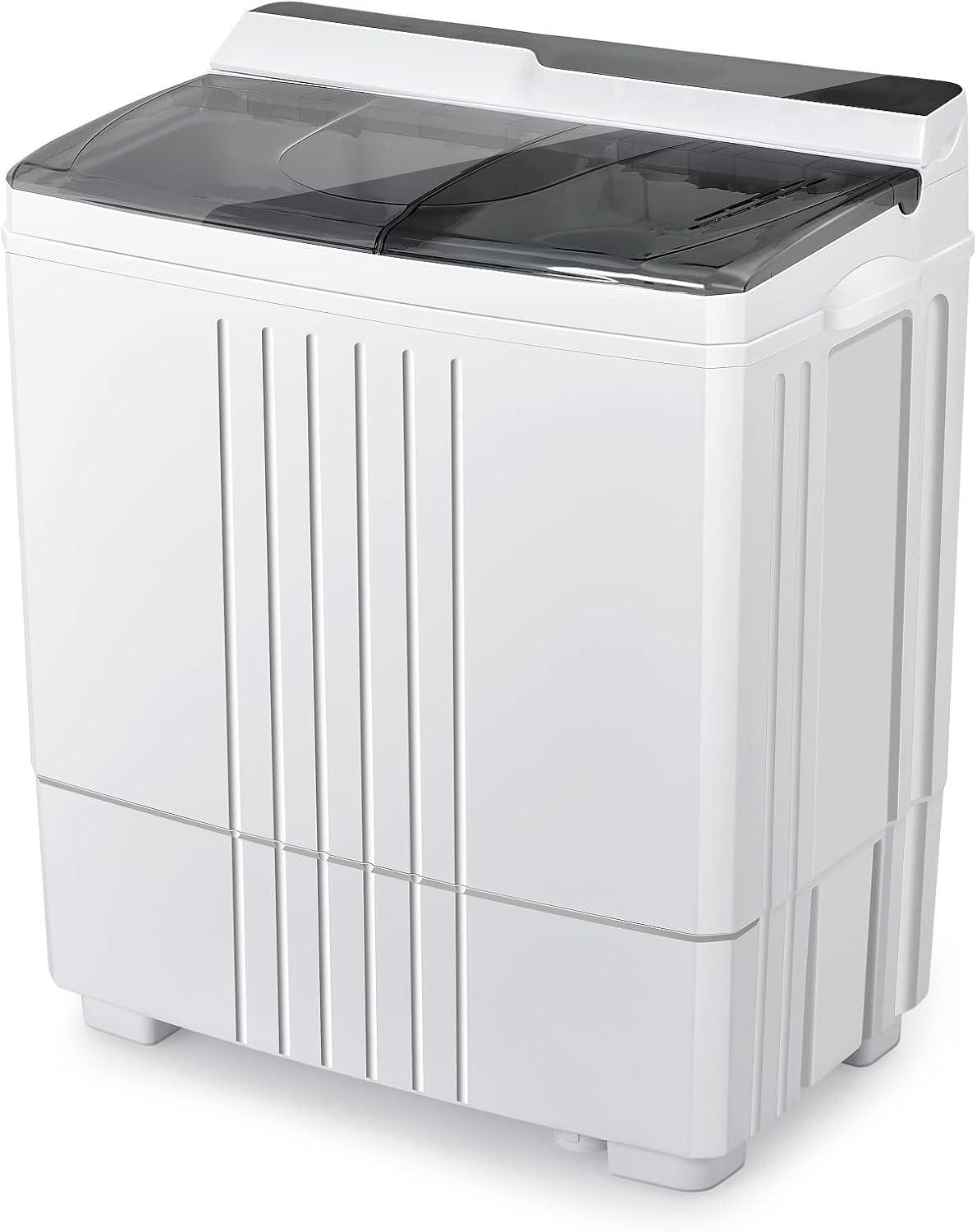 COSTWAY Twin Tub Washing Machine, 4.5KG/6KG/8.5KG Total Capacity